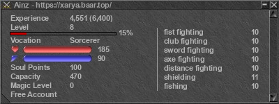 Signature for player Ainz