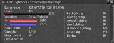 Signature for player Buzz Lightbeer