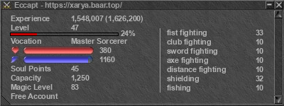 Signature for player Eccapt