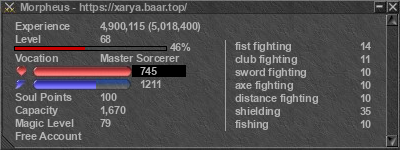 Signature for player Morpheus