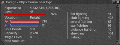 Signature for player Parage