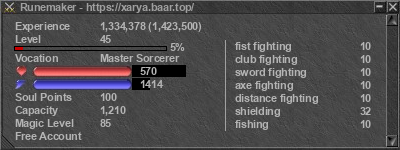 Signature for player Runemaker